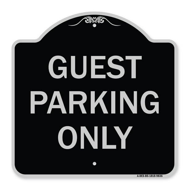 SignMission Designer Series Sign Made in The USA Green 18 X 18 Heavy-Gauge Aluminum Architectural Sign Protect Your Business & Municipality Guest Parking Only SignMission Designer Series Sign Made in The USA Green 18 X 18 Heavy-Gauge Aluminum Architectural Sign Protect Your Business & Municipality Guest Parking Only